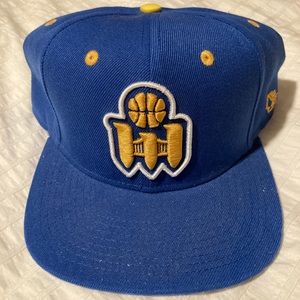 NBA Golden State Warriors Blue Gold Hat Snapback